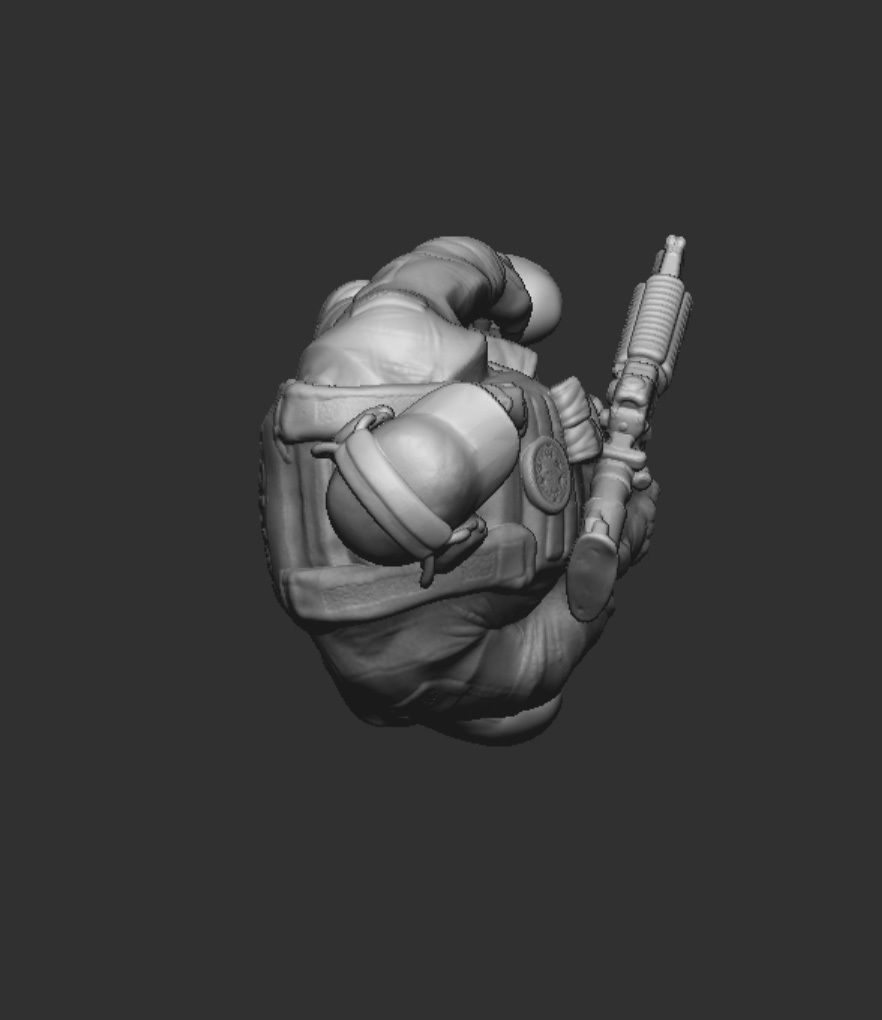 SWAT Police Miniature 3D print model_1