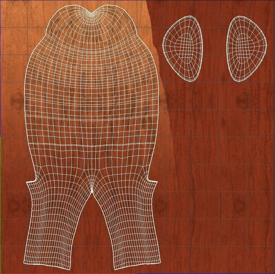 red ginseng Low-poly 3D model_8