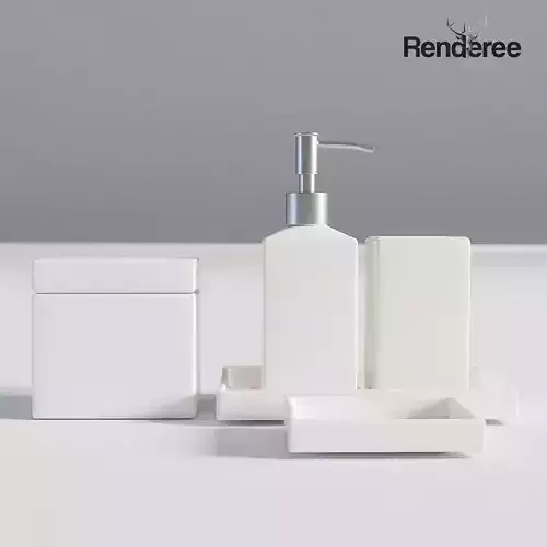 Bathroom Set White 1