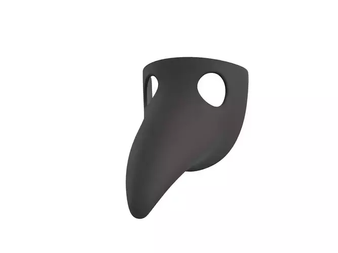 Plague Mask 3D model