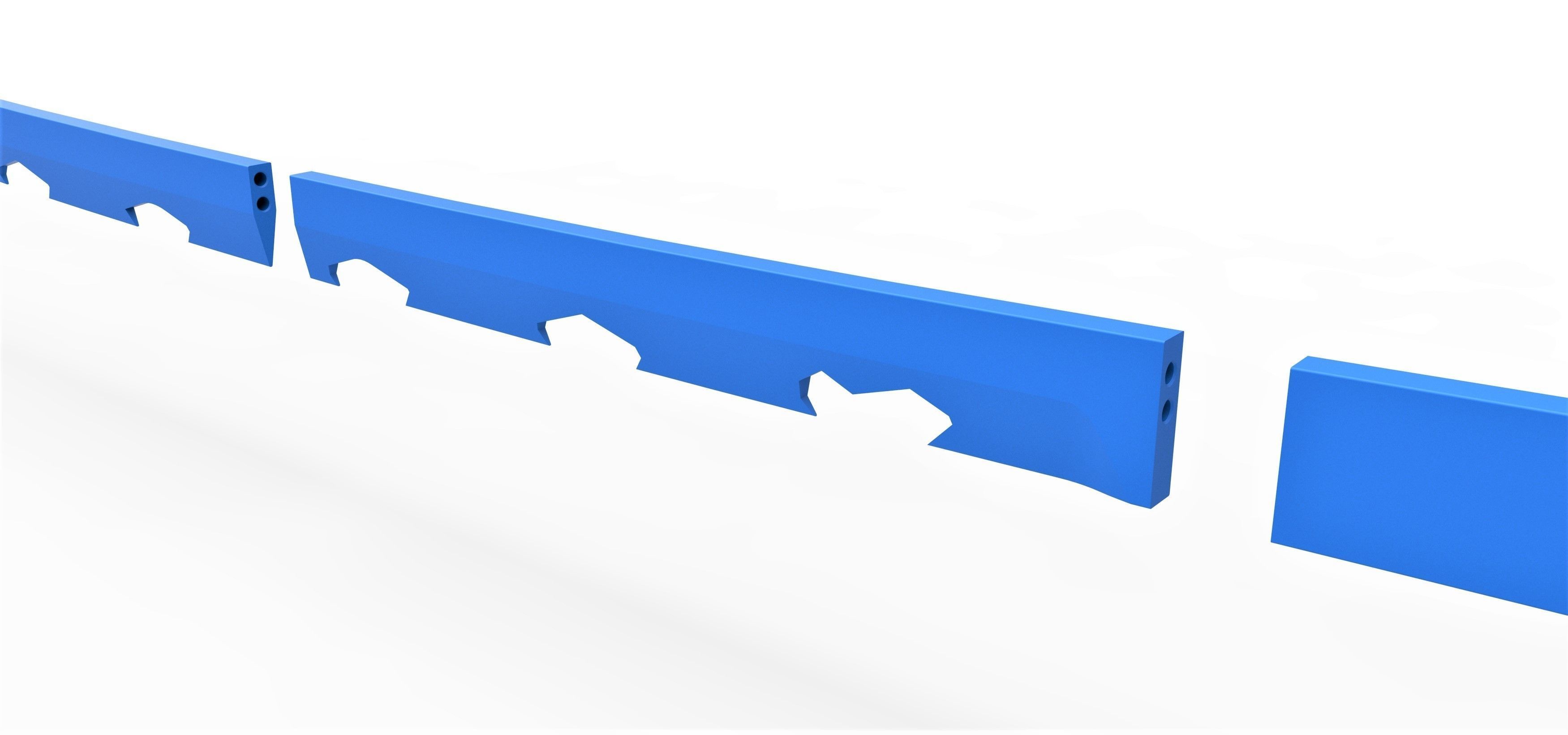 Blade for the sword of Inosuke Hashibira Demon Slayer 3D print model_9