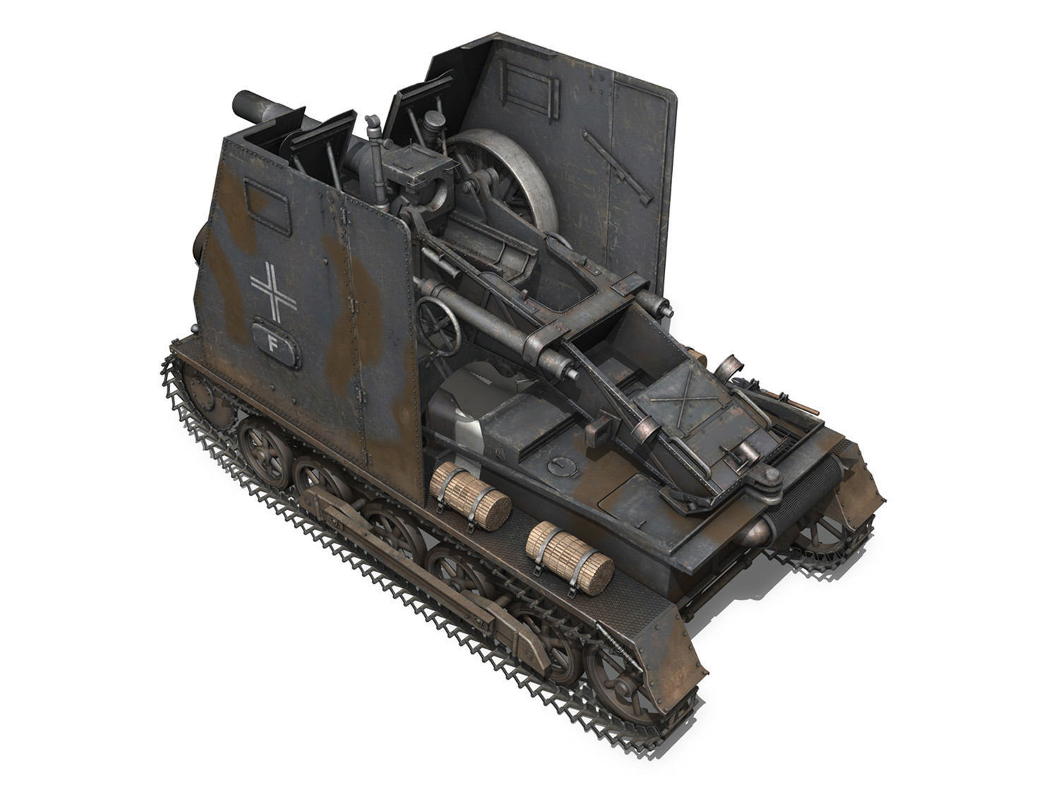 Sturmpanzer1 - Bison - 1 PzDiv 3D model_5