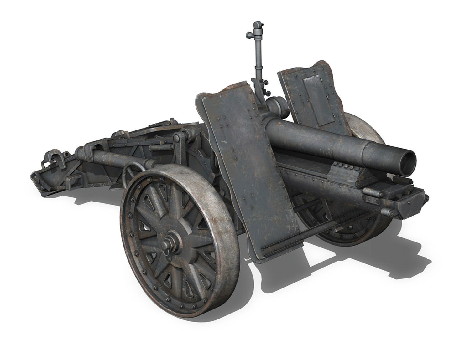 Sturmpanzer1 - Bison - 1 PzDiv 3D model_13