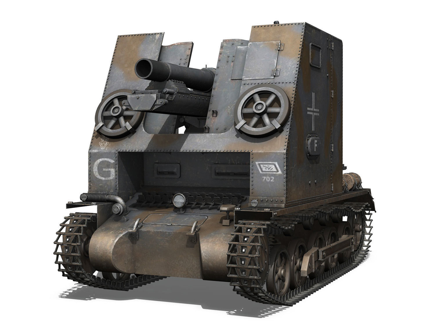 Sturmpanzer1 - Bison - 1 PzDiv 3D model_1