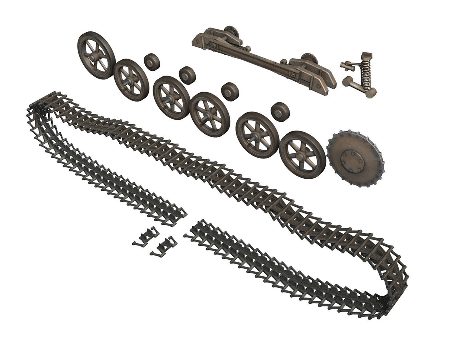 Sturmpanzer1 - Bison - 1 PzDiv 3D model_10