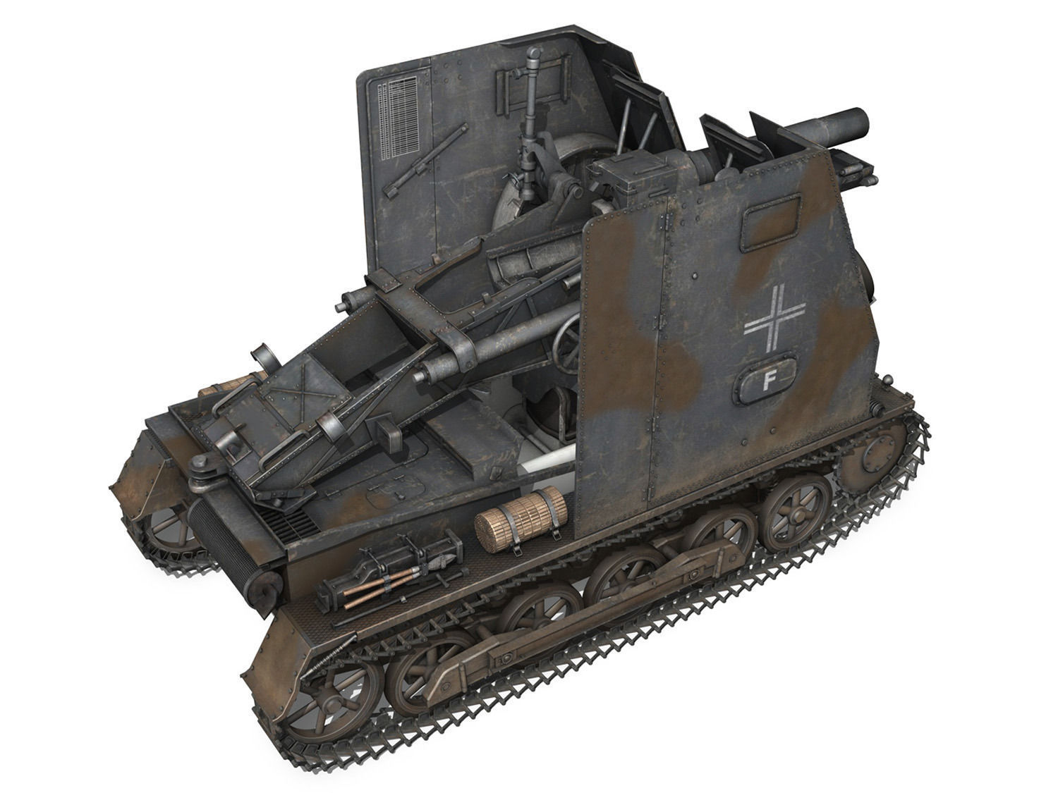 Sturmpanzer1 - Bison - 1 PzDiv 3D model_6