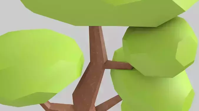 Low Poly Tree Animation