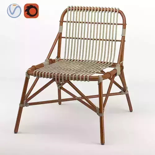 wicker chair 3D model