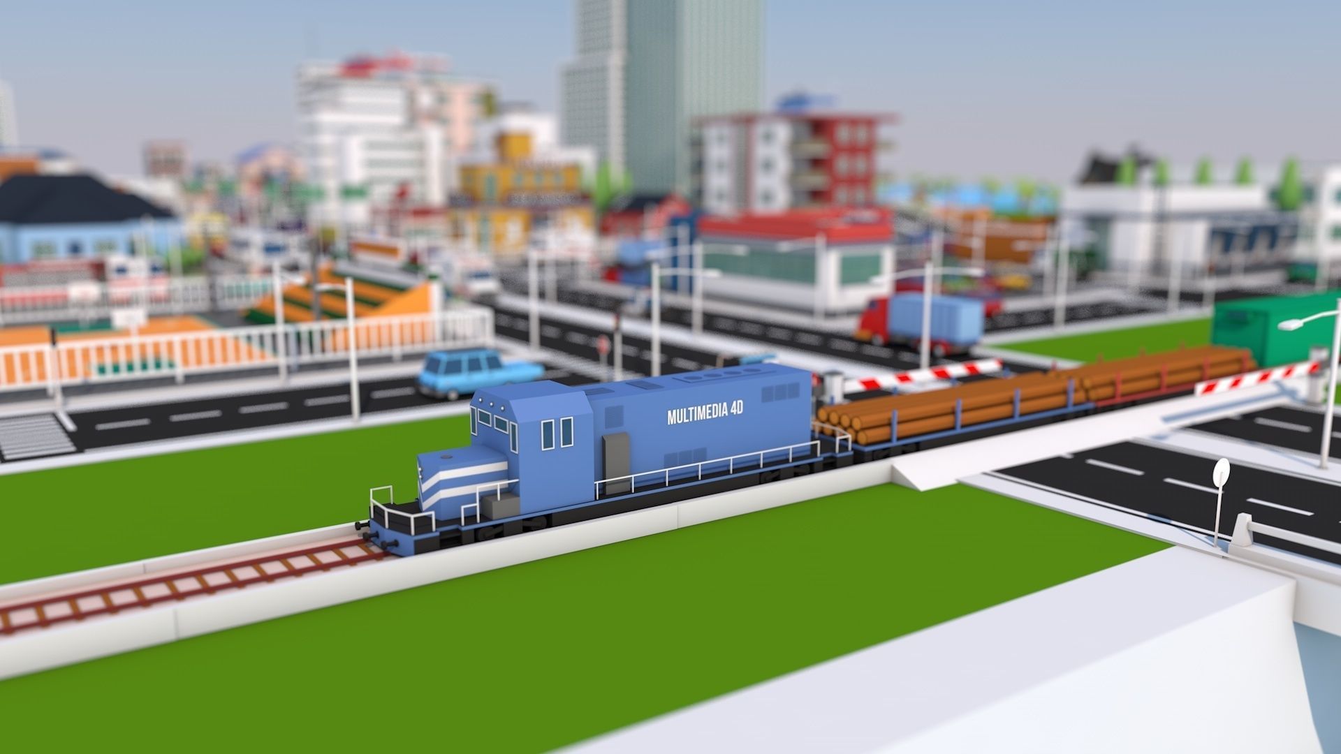 Low Poly City Pack 3 Low-poly 3D model_19