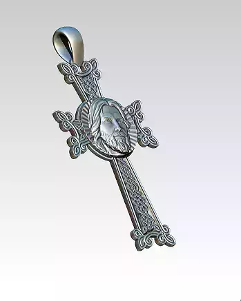 Cross jesus on pendant