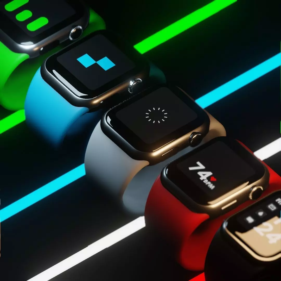 High Quality Apple Watch 3D model 3D model