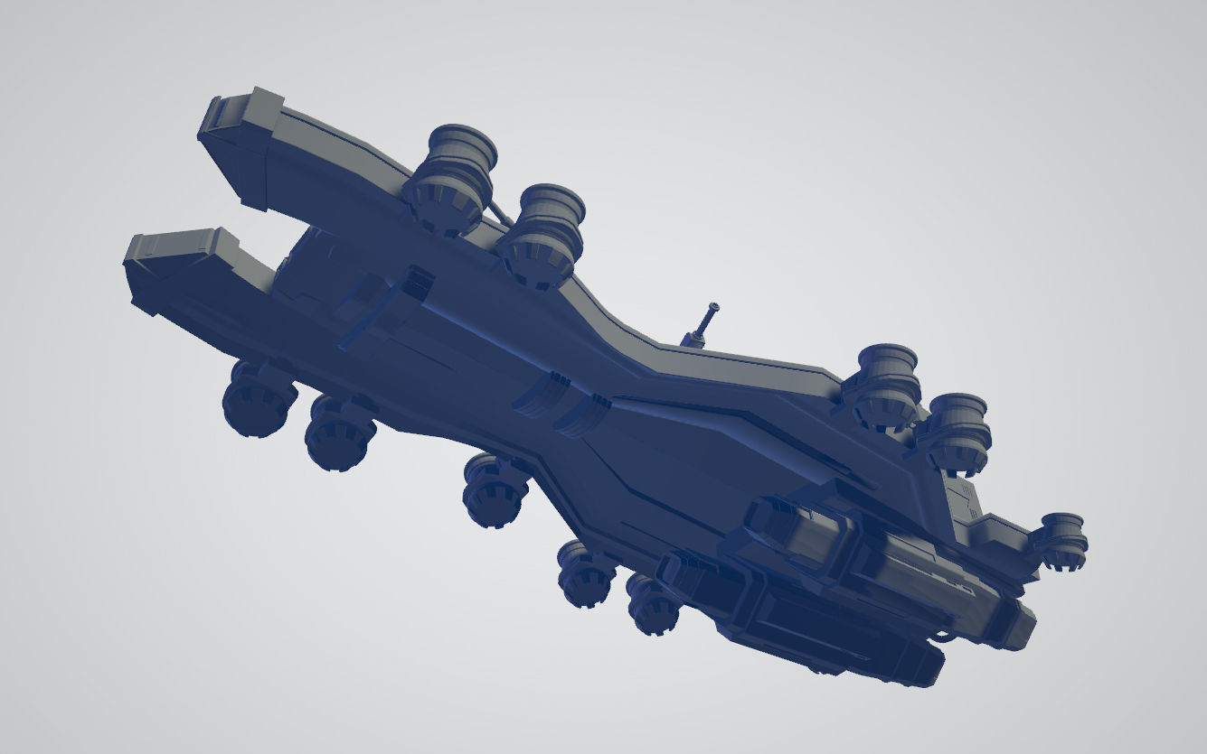 Spaceship 3D print model_7