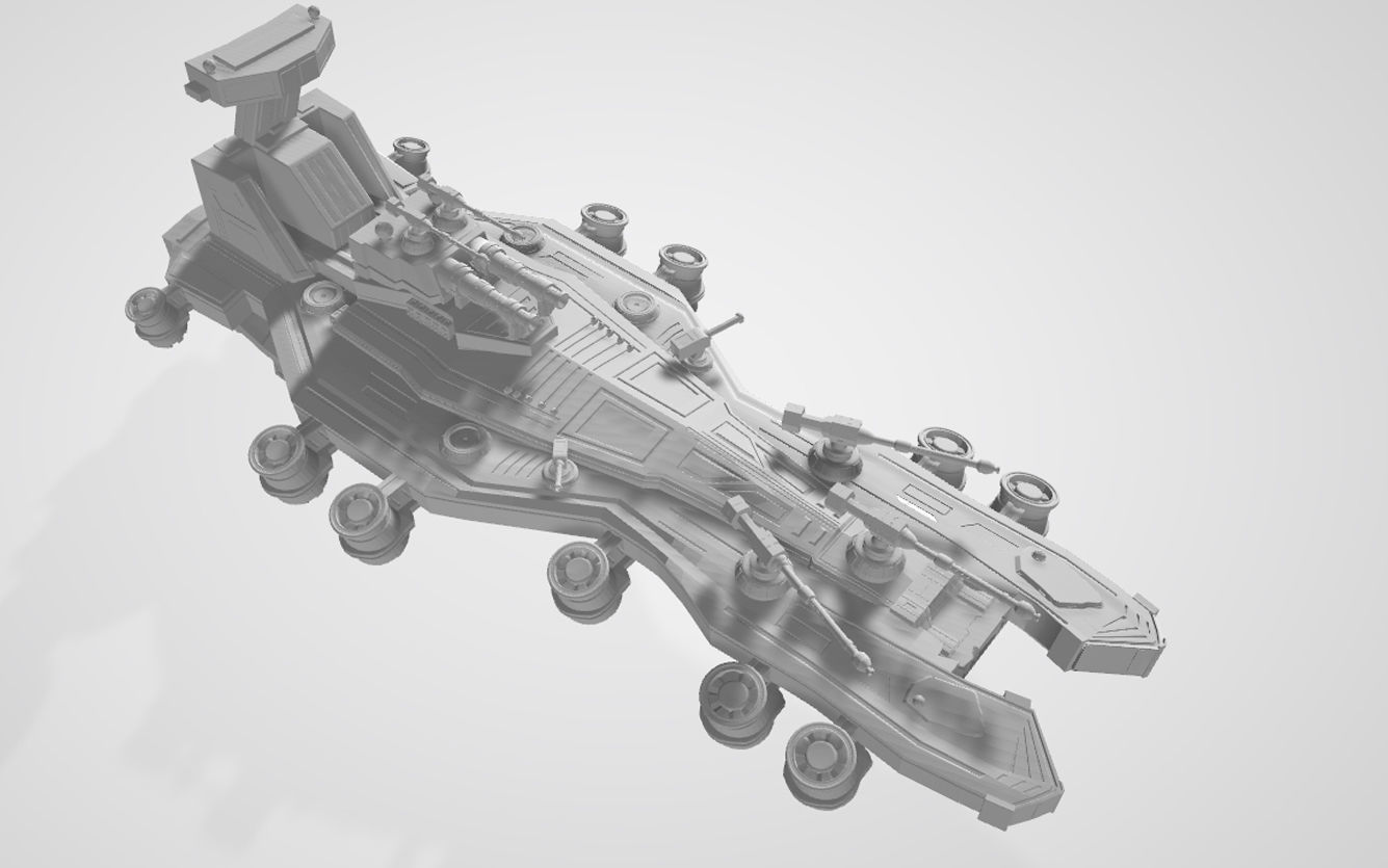 Spaceship 3D print model_6