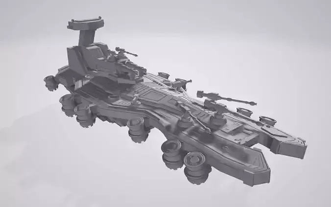 Spaceship 3D print model