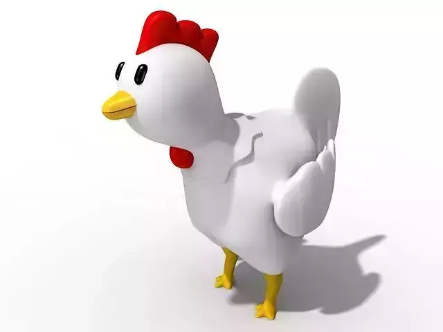Cartoon hen