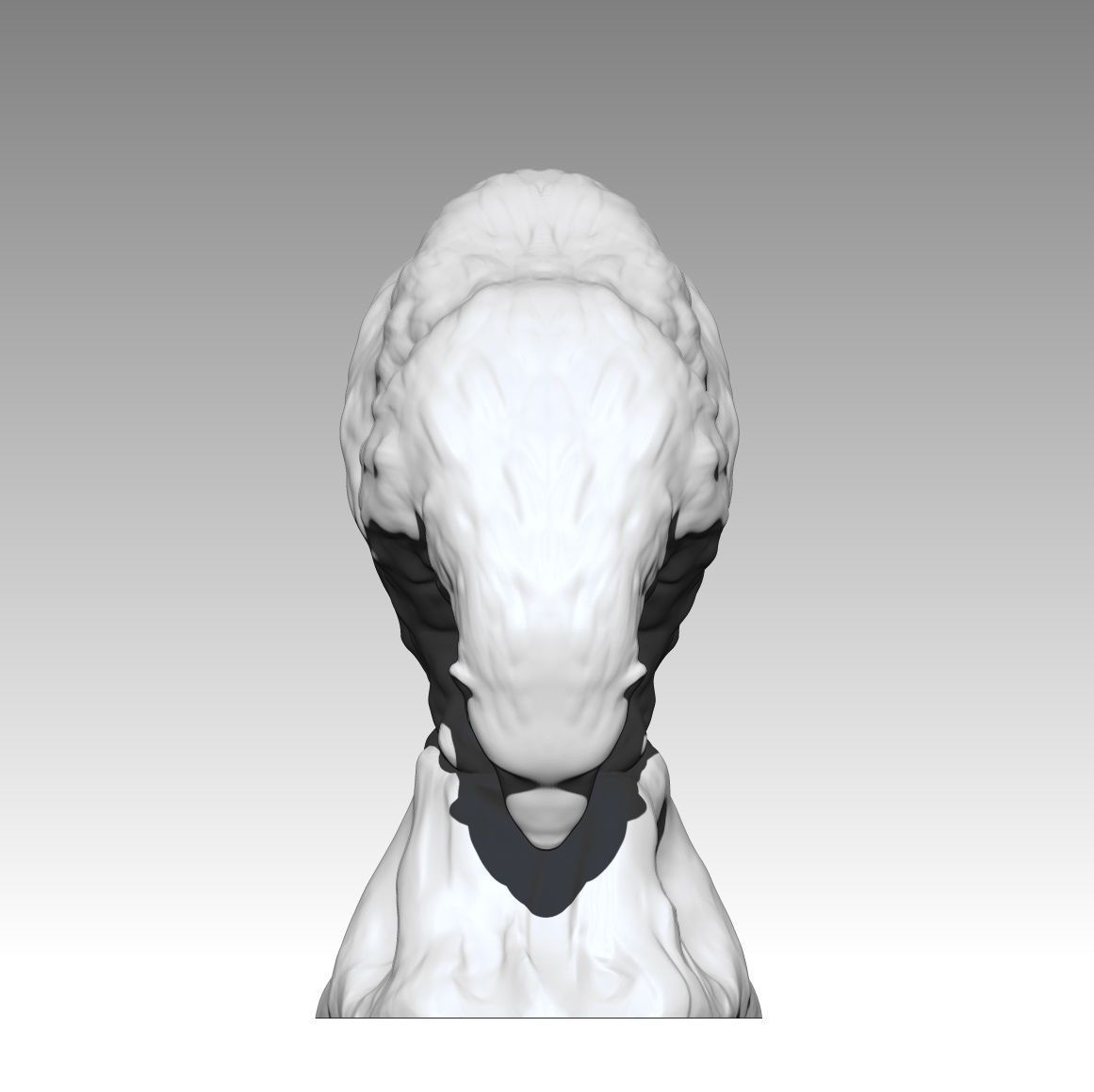 Polar Bear on an ice floe 3D print model_3