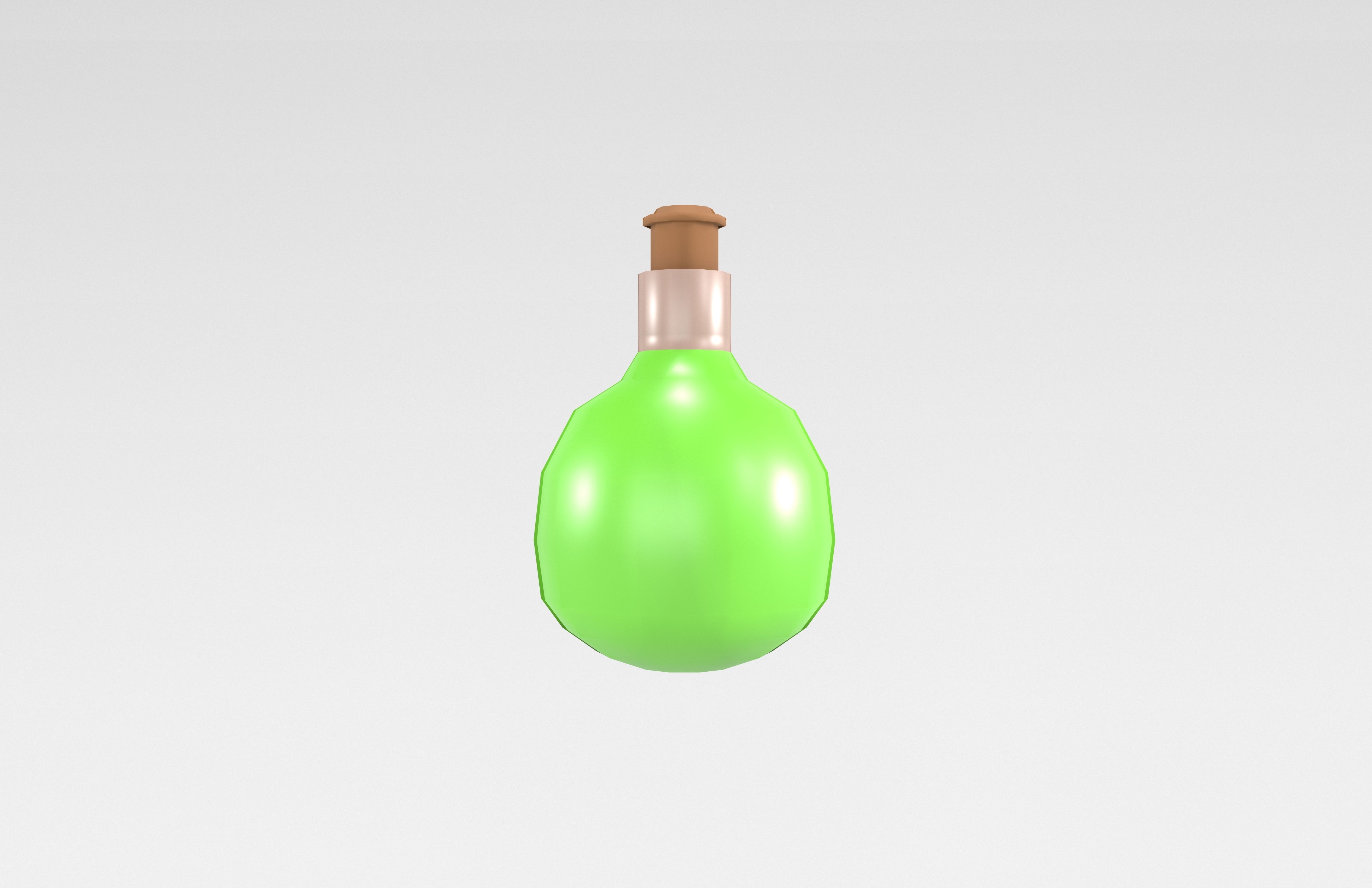 Potions v1 001 Low-poly 3D model_1