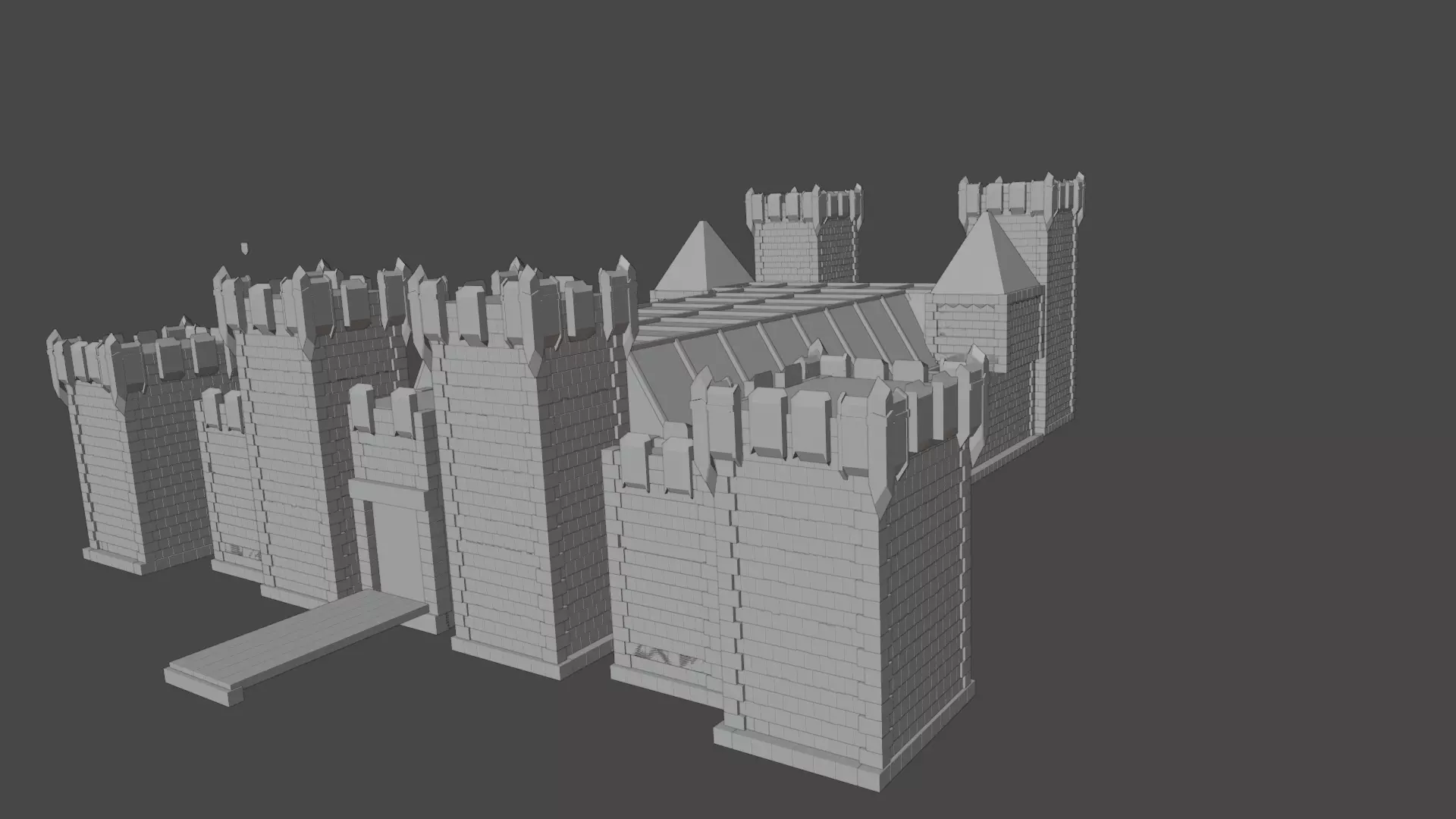 Castle 3D model_0