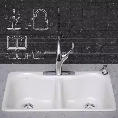Kitchen faucet and sink KOHLER