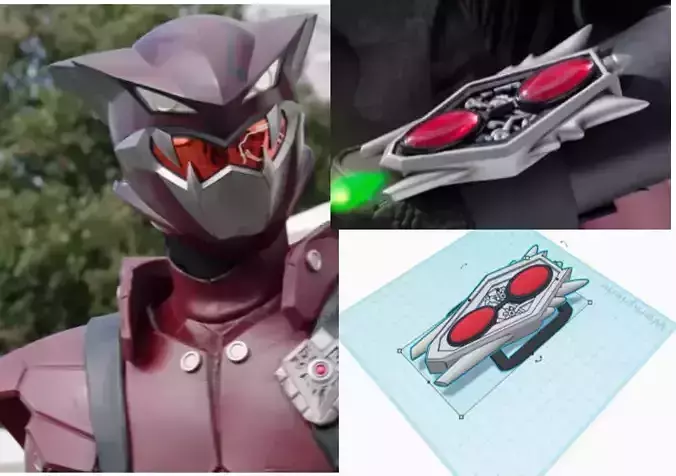 Dark Buster Beast Morphers Cybervillain Blaze Morpher 3D print model