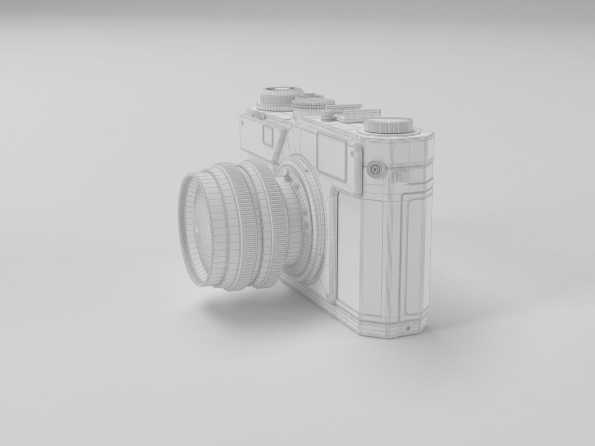 Nikon Film Camera 3D model_5