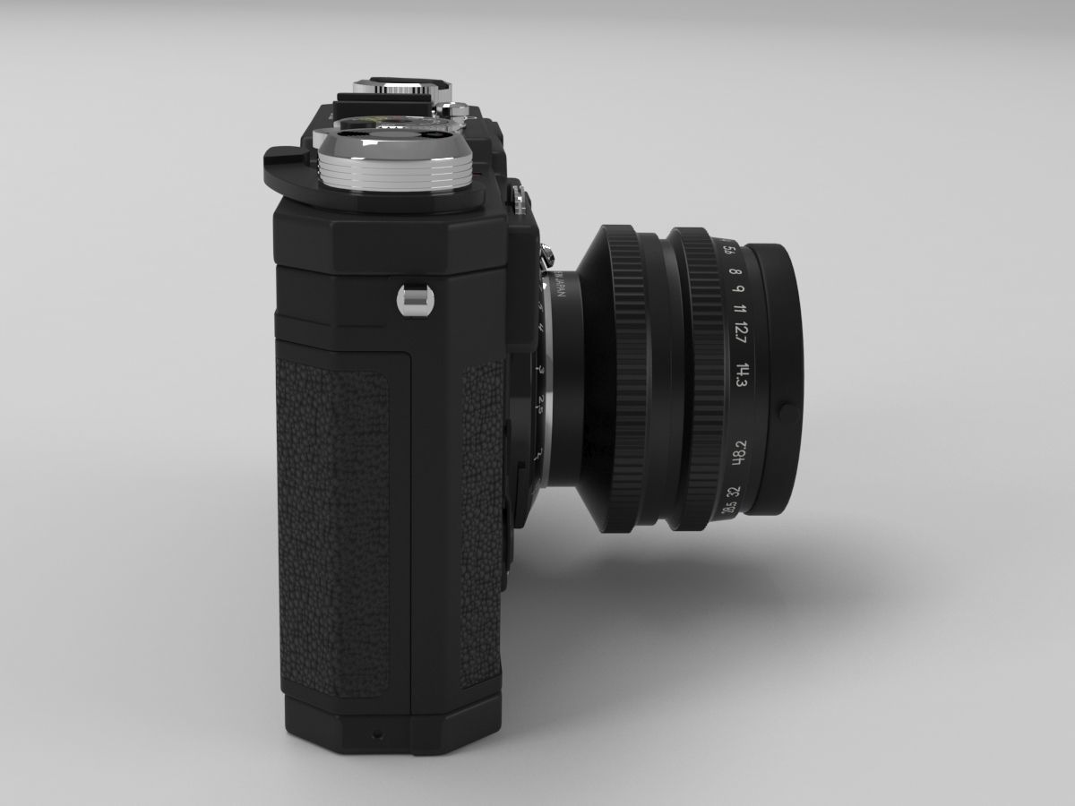 Nikon Film Camera 3D model_2