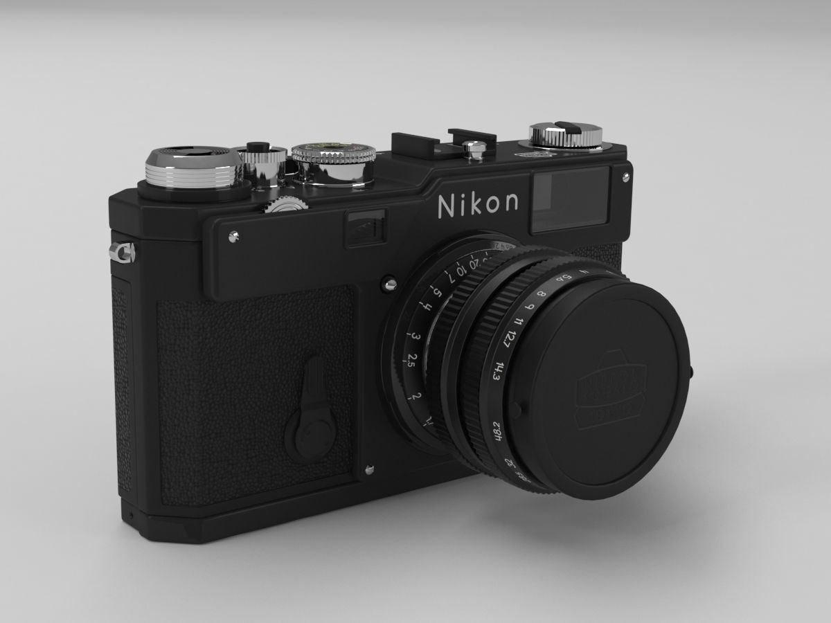 Nikon Film Camera 3D model_1
