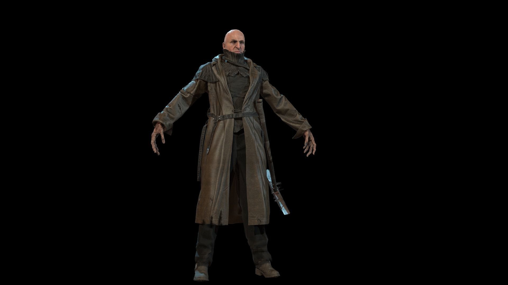 Monster maniac unit 3 Low-poly 3D model_3