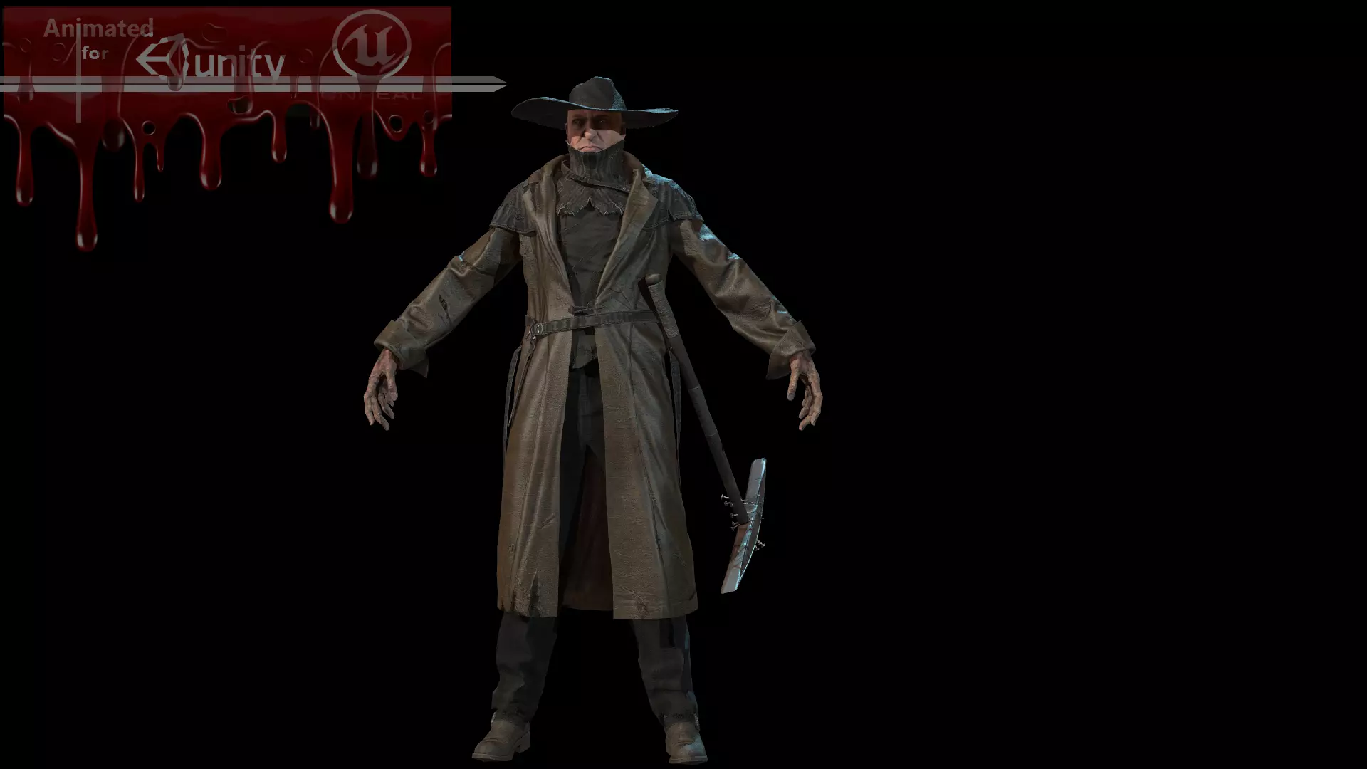 Monster maniac unit 3 Low-poly 3D model_0