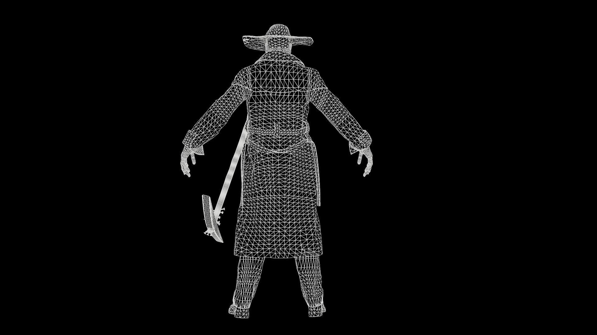 Monster maniac unit 3 Low-poly 3D model_5