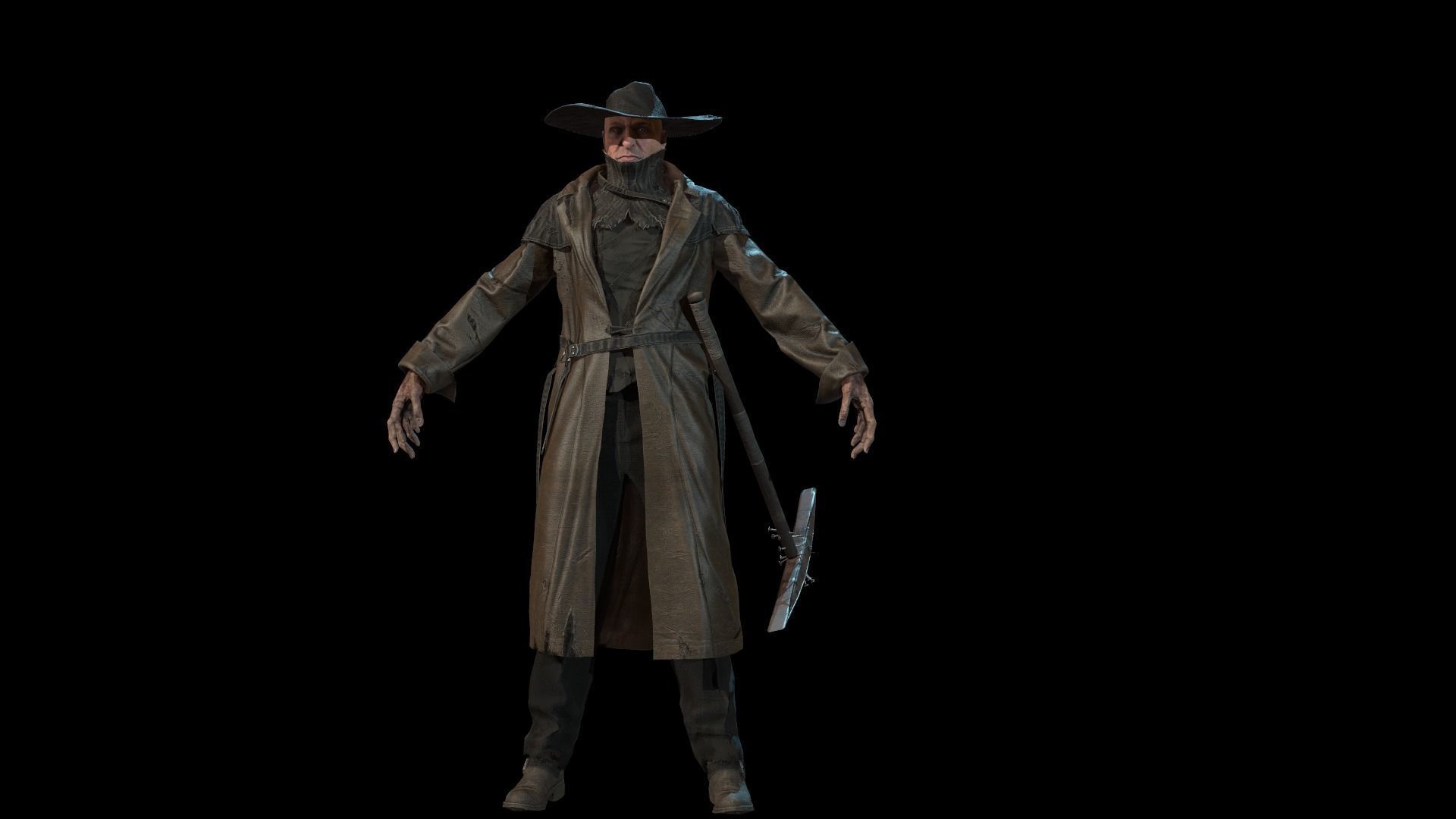 Monster maniac unit 3 Low-poly 3D model_7