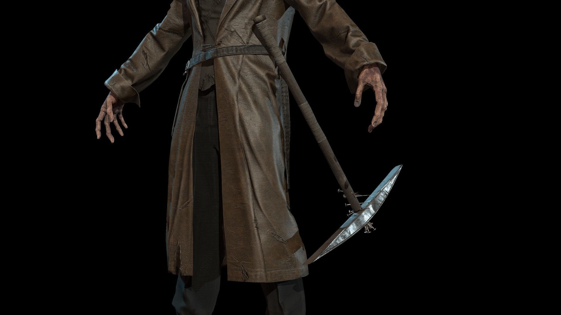 Monster maniac unit 3 Low-poly 3D model_4