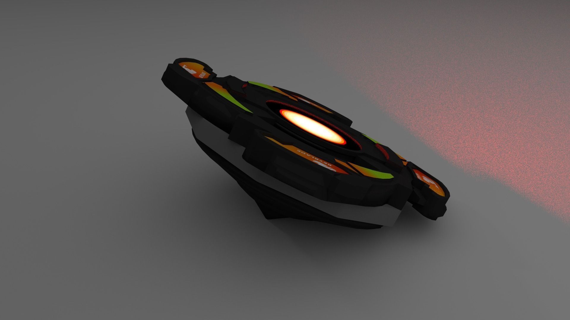 Beyblade Free low-poly 3D model_4