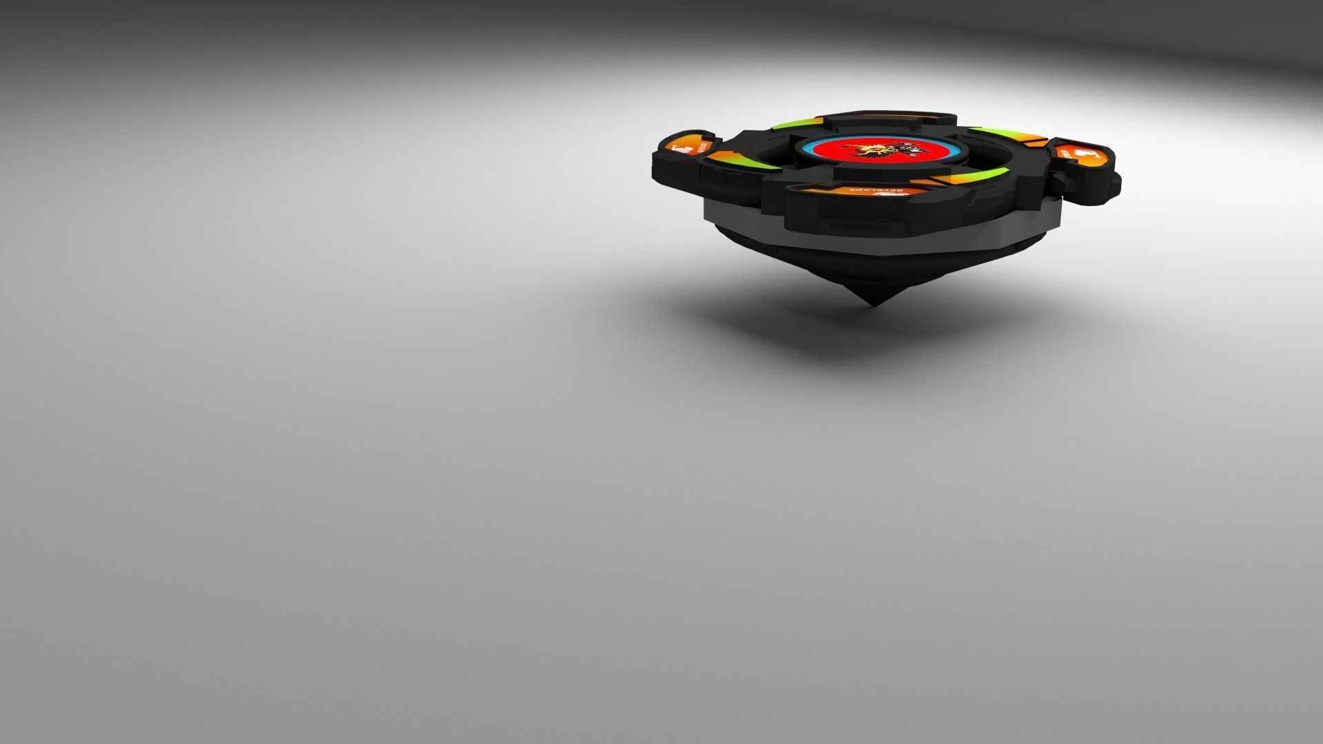 Beyblade Free low-poly 3D model_1