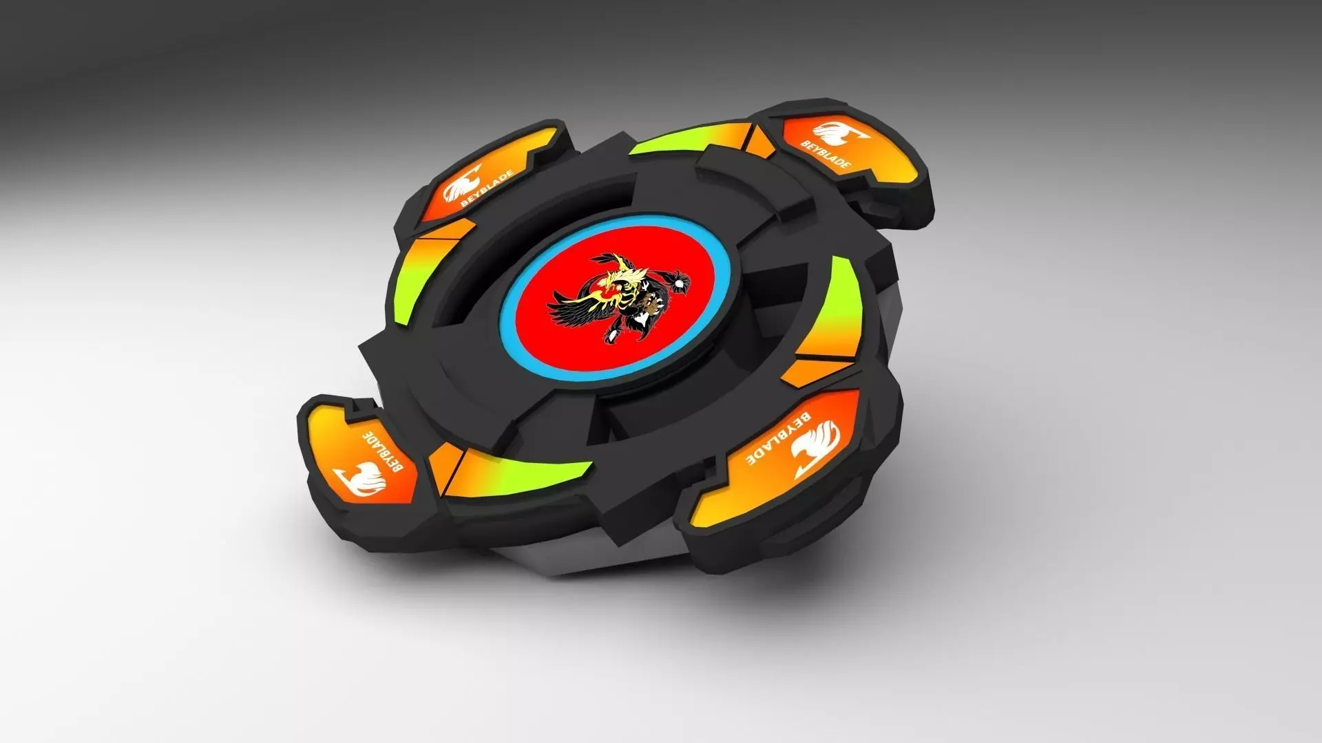 Beyblade Free low-poly 3D model