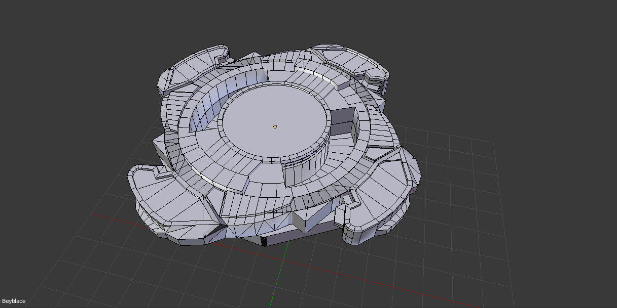 Beyblade Free low-poly 3D model_2
