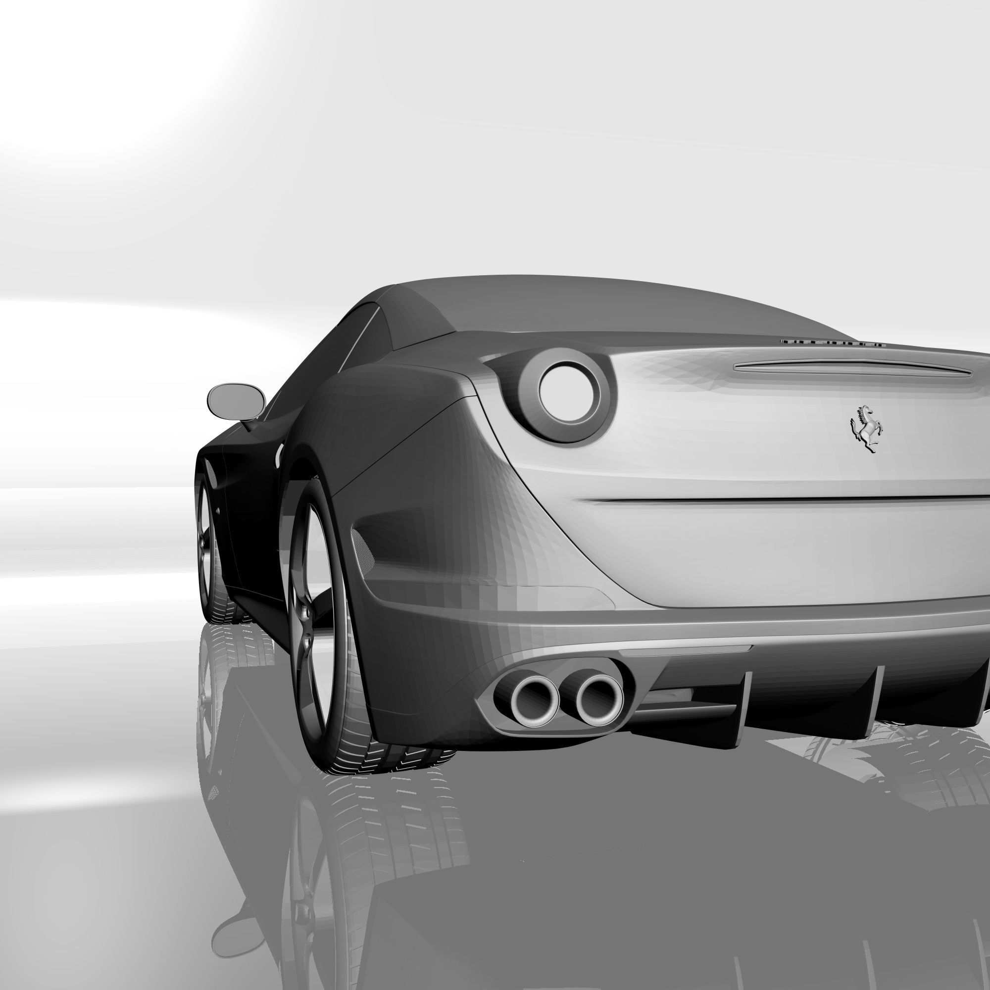 FERRARI CALIFORNIA T 3D PRINTABLE MODEL 3D print model_7