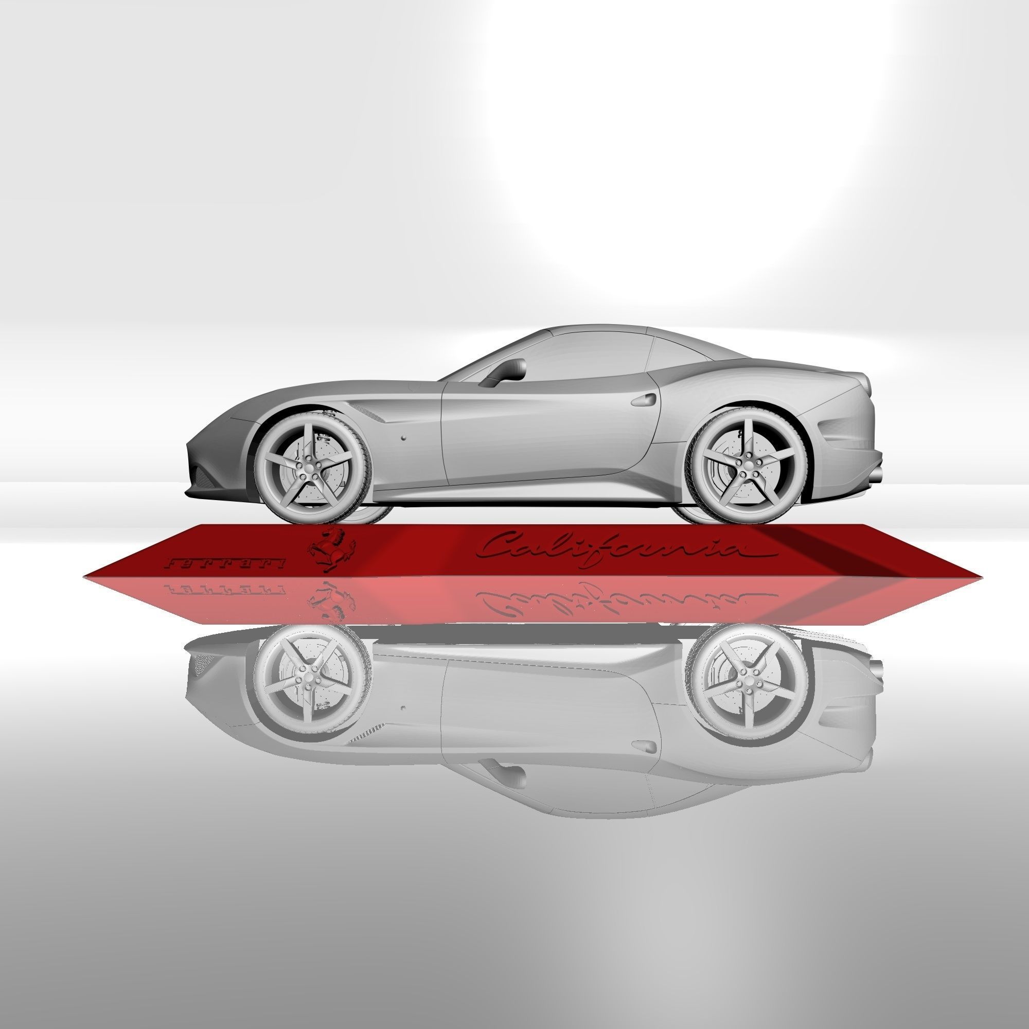 FERRARI CALIFORNIA T 3D PRINTABLE MODEL 3D print model_5