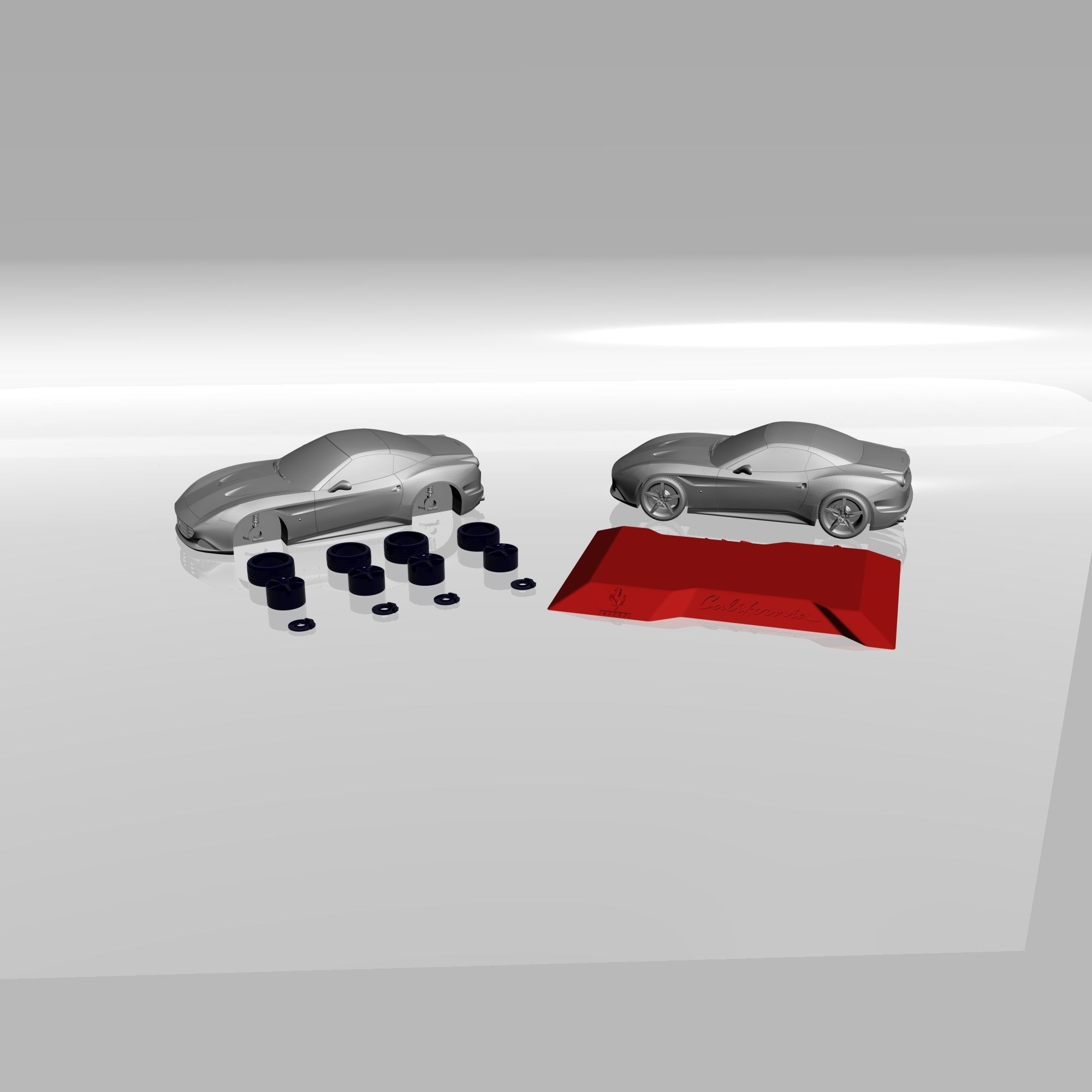 FERRARI CALIFORNIA T 3D PRINTABLE MODEL 3D print model_16