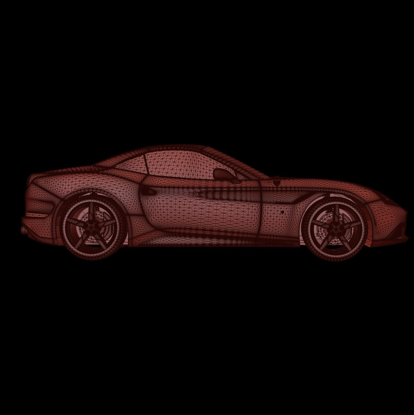 FERRARI CALIFORNIA T 3D PRINTABLE MODEL 3D print model_11