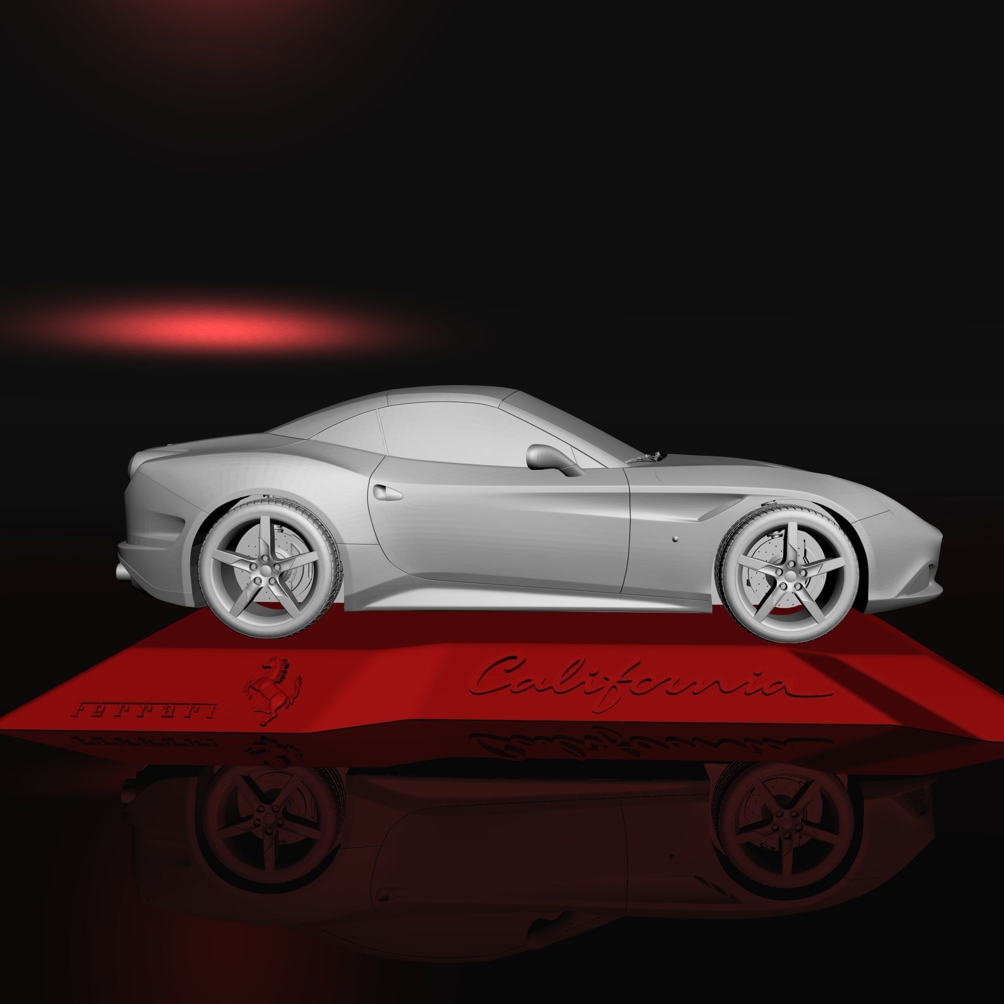 FERRARI CALIFORNIA T 3D PRINTABLE MODEL 3D print model_1