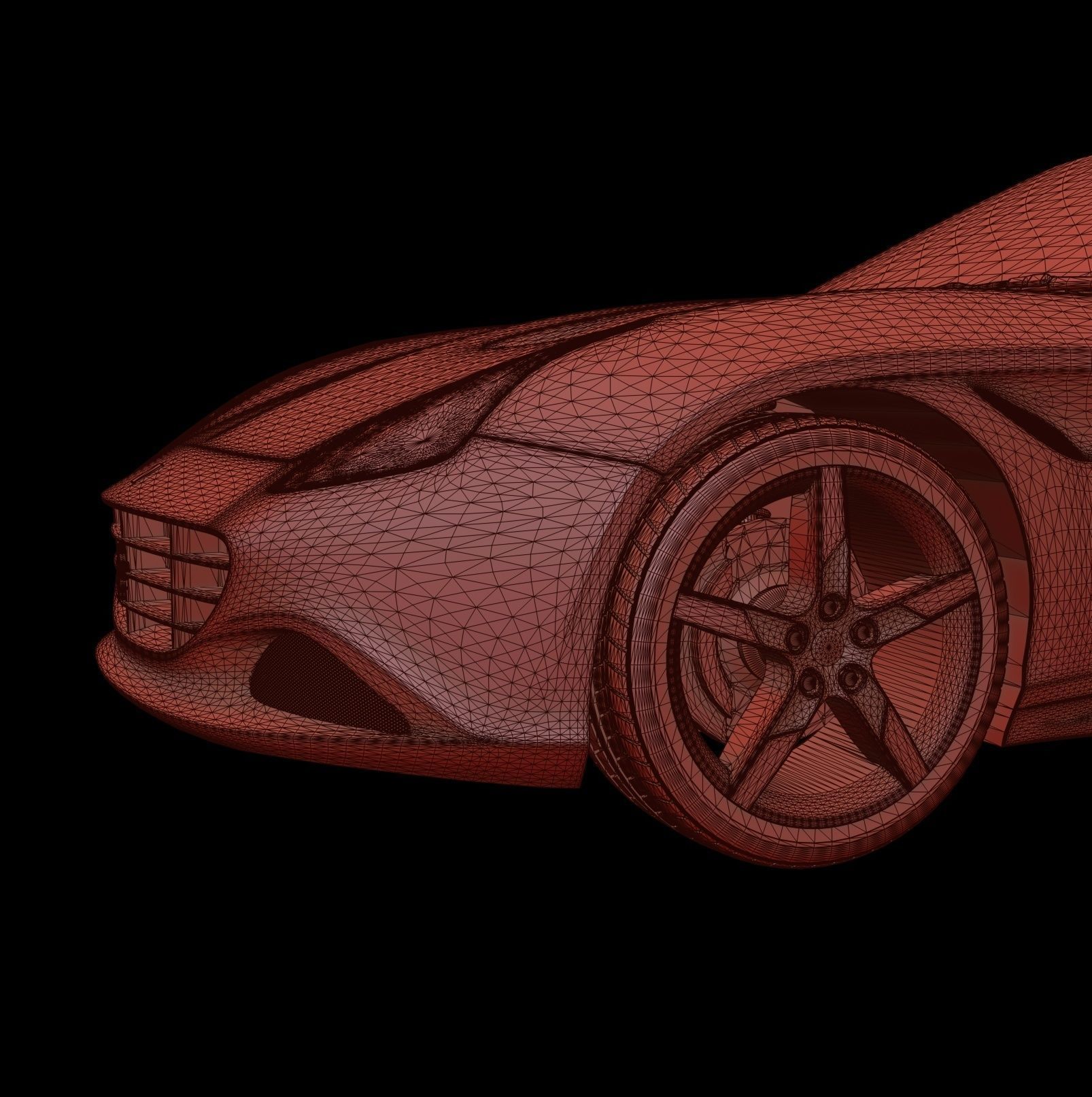FERRARI CALIFORNIA T 3D PRINTABLE MODEL 3D print model_12
