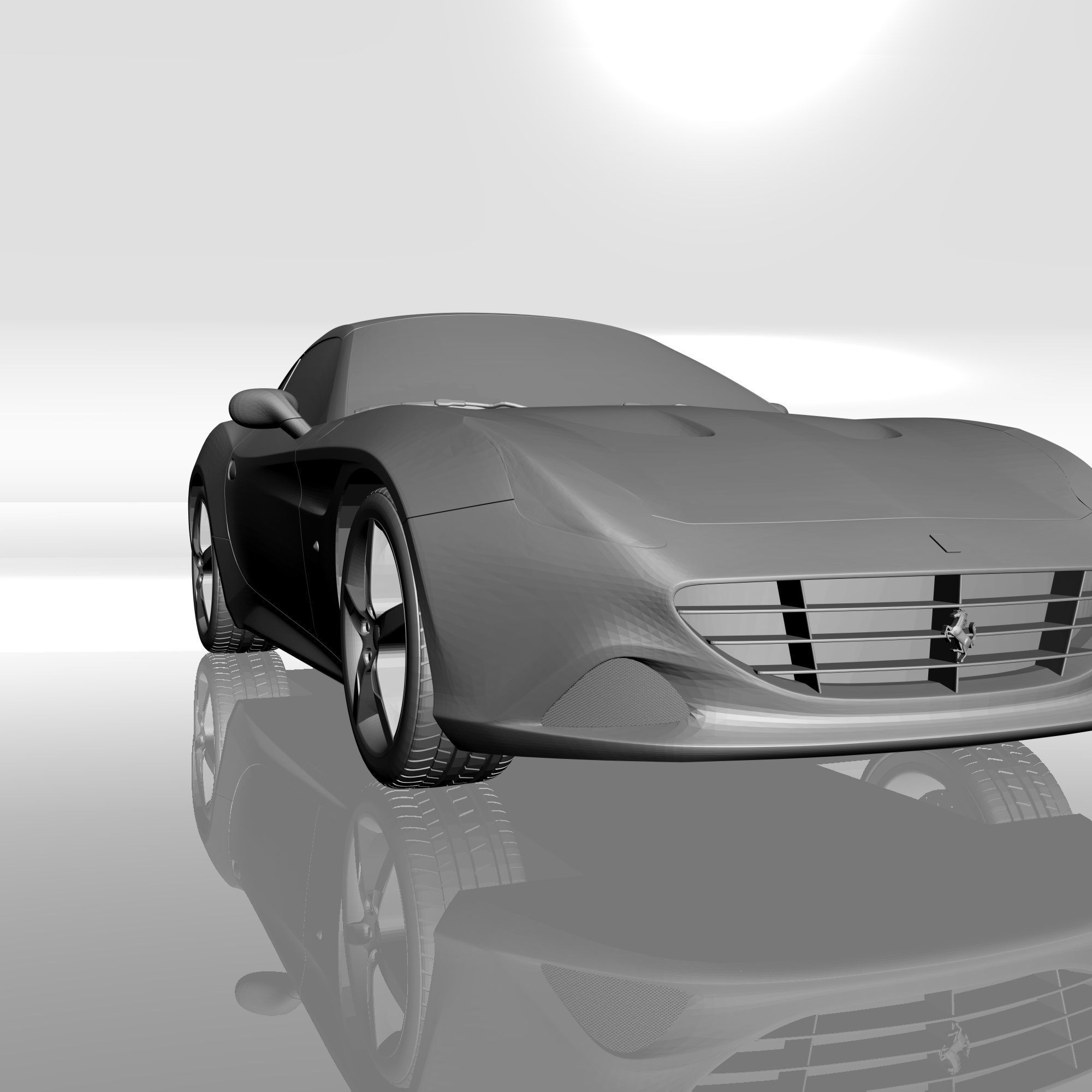 FERRARI CALIFORNIA T 3D PRINTABLE MODEL 3D print model_6