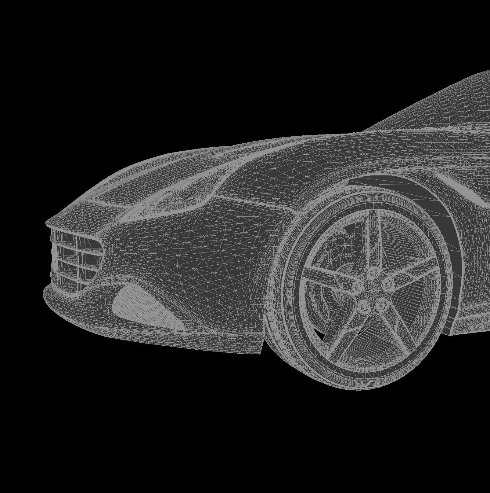 FERRARI CALIFORNIA T 3D PRINTABLE MODEL 3D print model_8