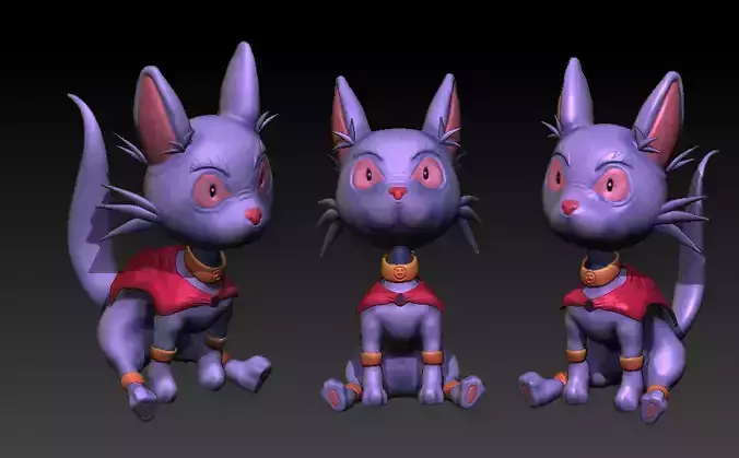 Michs cartoon cat 3D model