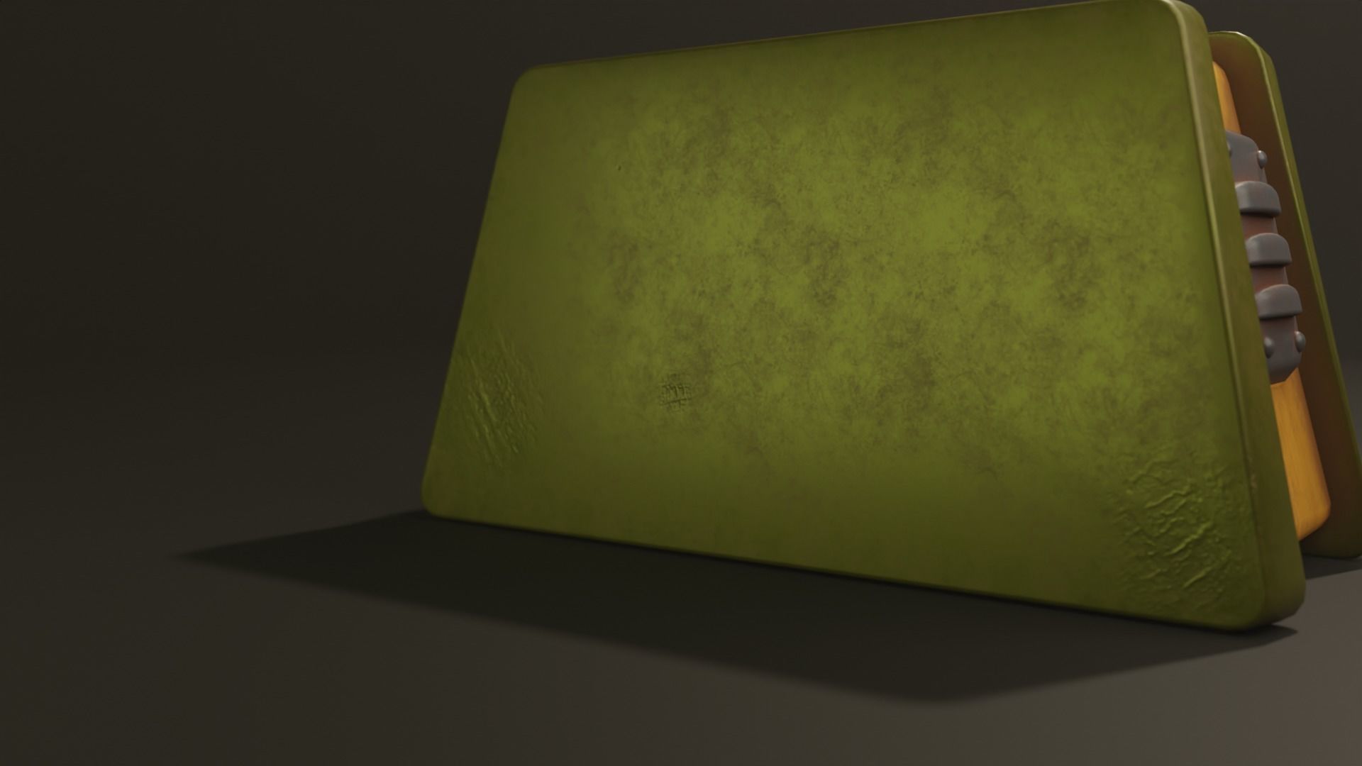 Rusty Radio Low-poly 3D model_3