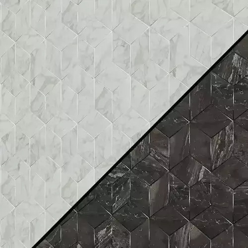 Tiles ATLAS CONCORDE MARVEL EDGE Mos Esagono Lapp 3D model