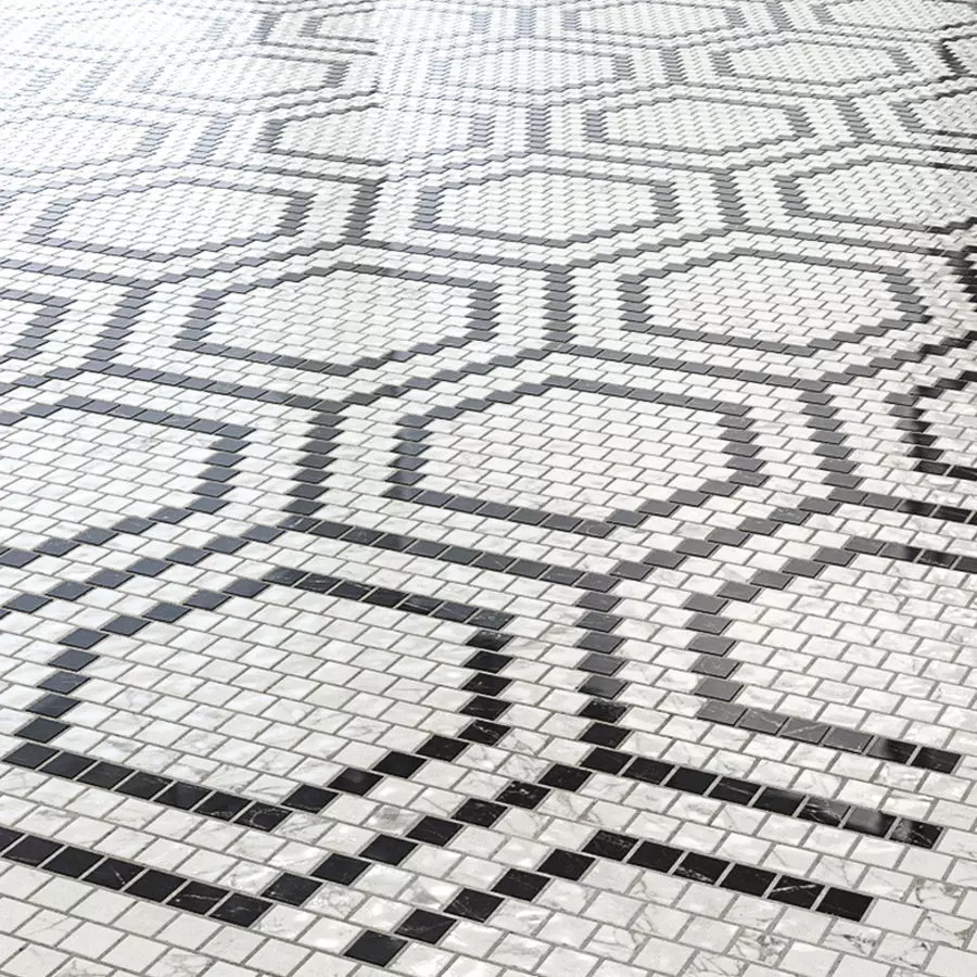 Tiles ATLAS CONCORDE MARVEL PRO Mosaico Honeycomb 3D model_0