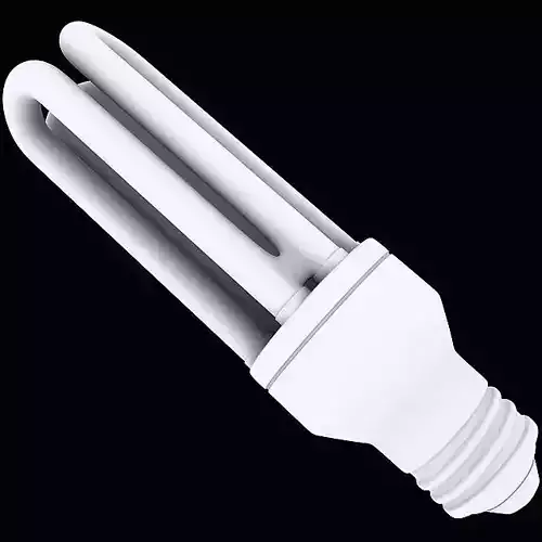 Compact Fluorescent Bulb Style 2 3D model