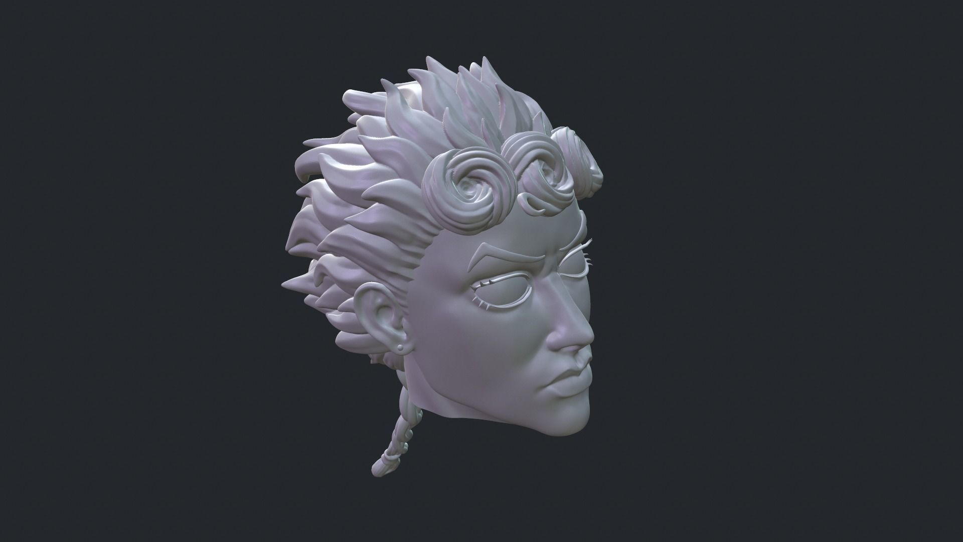 JoJo gold wind 3D print model_42